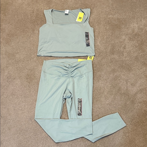 all in motion Pants - New All in Motion 2 Piece Sage Work Out Set